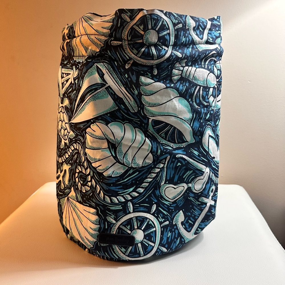 Vera Bradley Ditty Bag – “Shore Enough” Nautical Print (Retired)